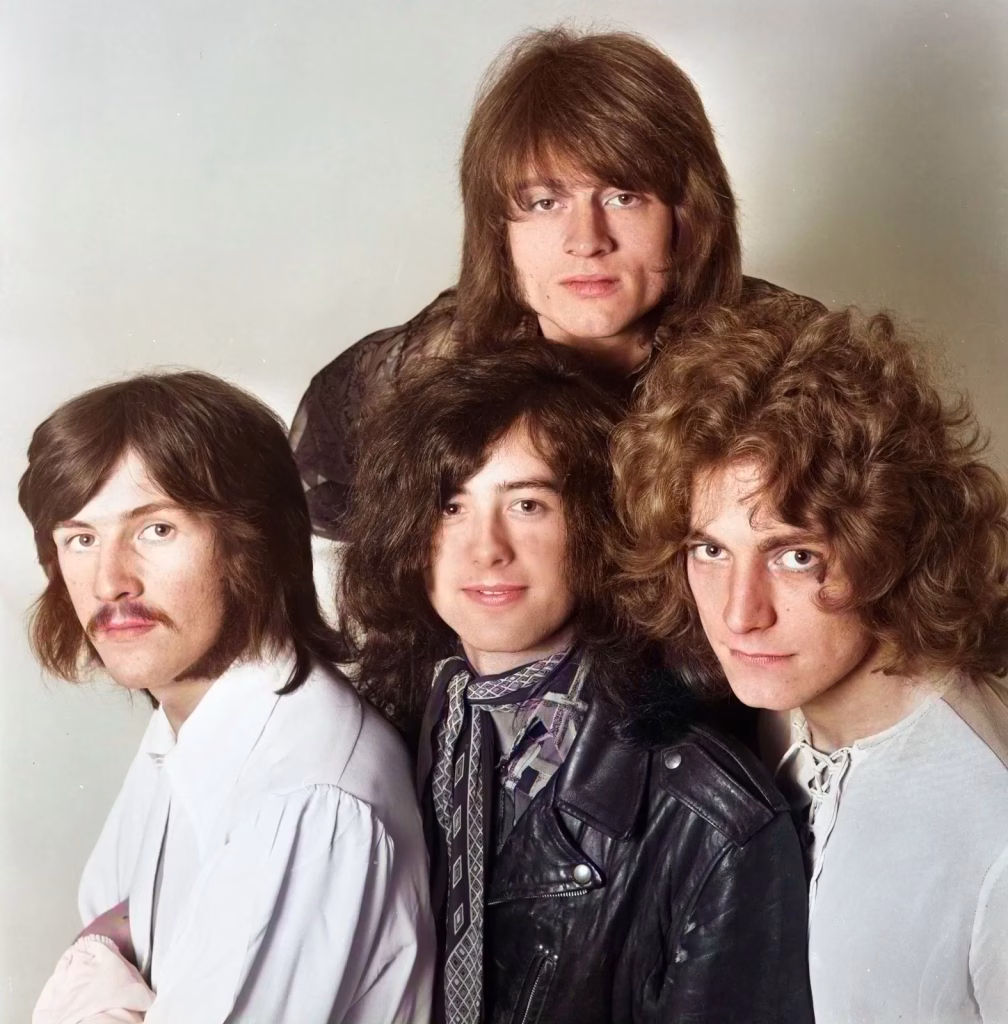Led Zeppelin 2 Led Zeppelin 1968 studio portrait John Bohham Jimmy Page Robert Plant John Paul Jones